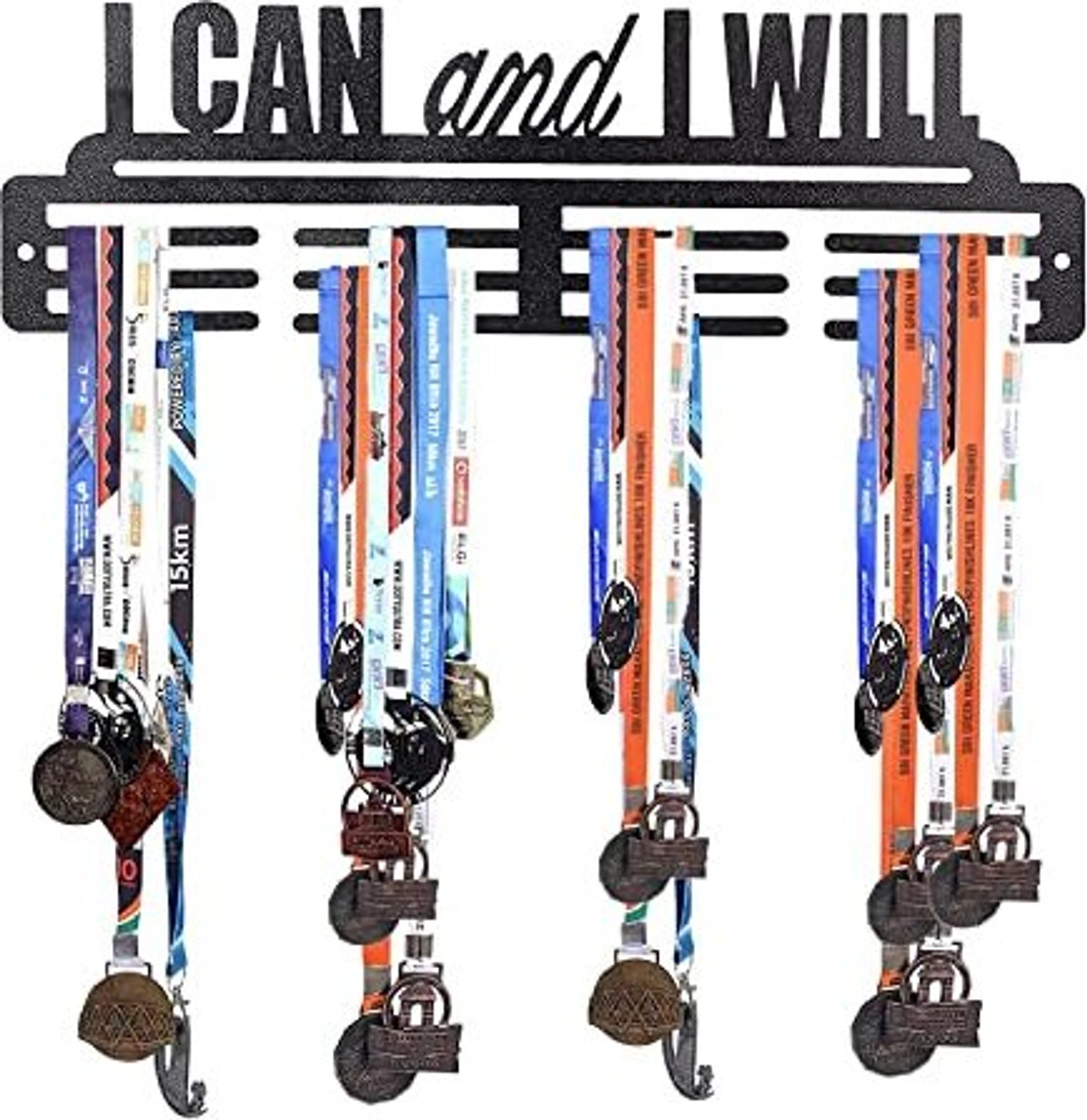 I Can I Will Metal Medal Hanger Medal (Medium)