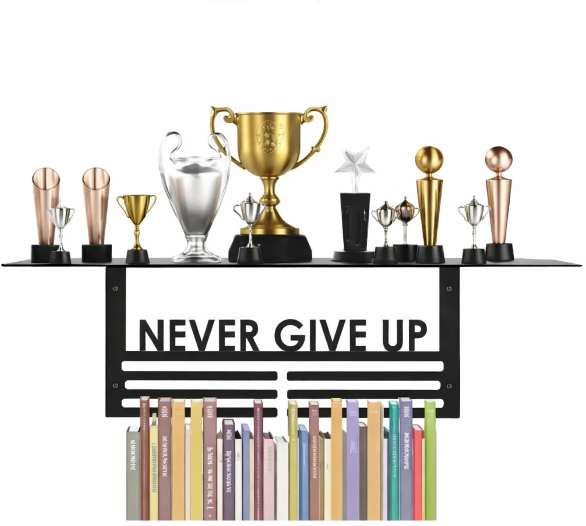 Trophy & Medal Holder For Wall | Sports Steel Medal Holder Holds 60 Medals Medal (M)